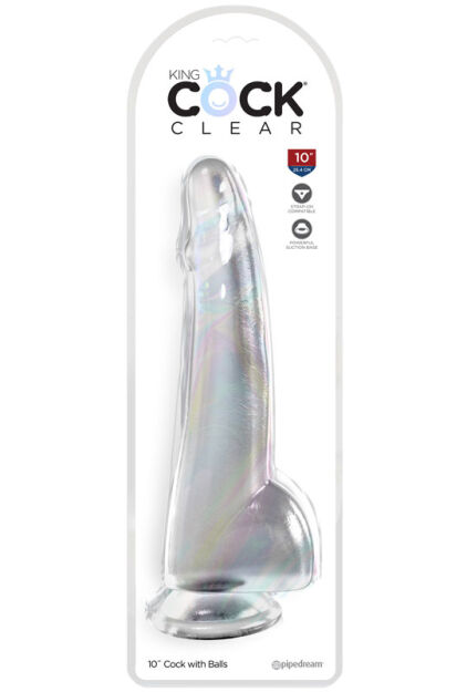 King Cock Transparentne Dildo Clear 10