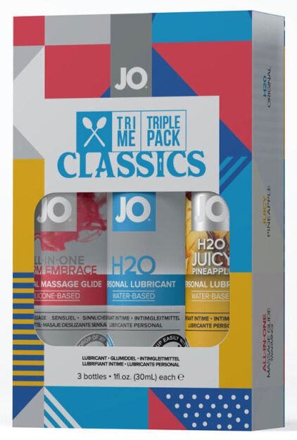 System JO - Classic Lubrykant zestaw 3 x 30 ml