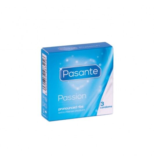 Pasante - Ribbed / Passion (1 op. / 3 szt.)