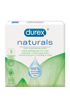 Prezerwatywy Durex Naturals 3szt