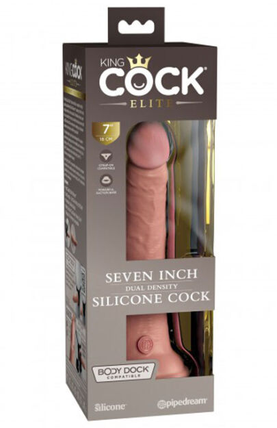 7 Inch Dual Density Silicone Cock Light