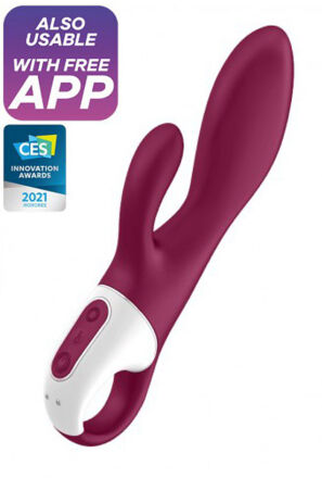 Podgrzewany wibrator króliczek Satisfyer Heated Affair Connect App