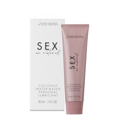 Relaksujący żel na bazie wody o aromacie kokosowym Bijoux Indiscrets Sex au Naturel Coconut waterbased lubricant 30ml