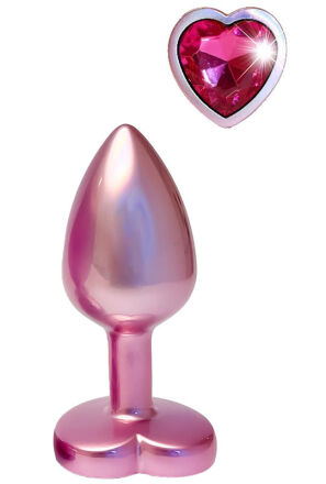 DREAMTOYS KOREK ANALNY GLEAMING LOVE PEARL PINK PLUG SMALL