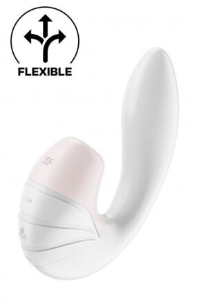 Wibrator z bezdotykowym stymulatorem łechtaczki Satisfyer Supernova White