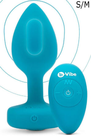 B-VIBE VIBRATING JEWEL PLUG S/M TEAL