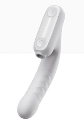 Qingnan No.7 Thrusting Vibrator with  Suction White