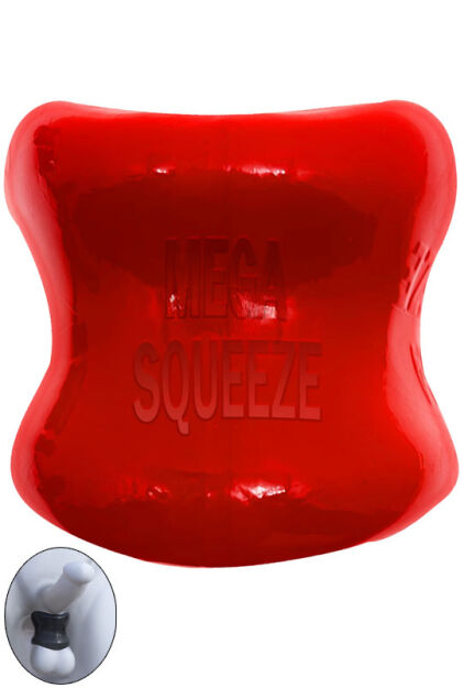 Oxballs - Mega Squeeze Ergofit Ballstretcher Red