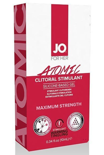 System JO For Her Clitoral Stimulant Warming Atomic 10 ml