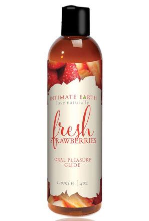 Intimate Earth - Fresh Strawberries Flavored Lubricant 120 ml