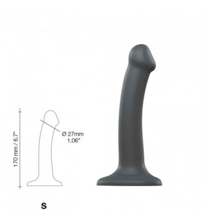 Dildo Mono Density Matte Grey S