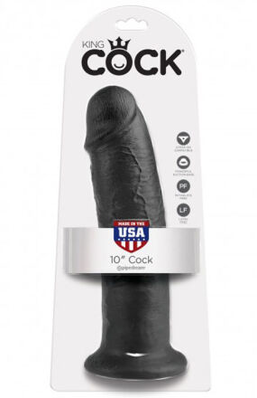 King Cock 10" Cock Black