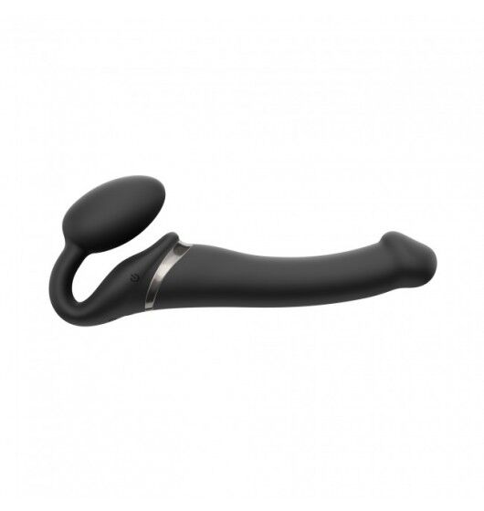 Vibrating Strap-on Black M