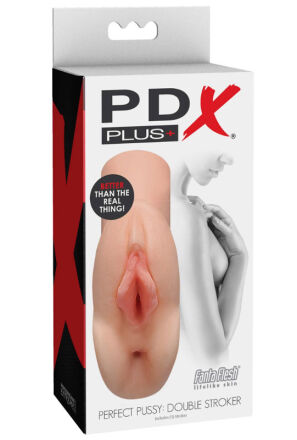 Masturbator Pipedream PDX Plus Perfect Pussy Double Stroker Light