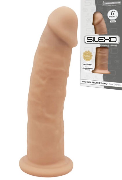 Silexd Silikonowe Dildo 15 cm Flesh