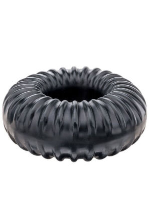 Perfect Fit Ribbed Ring Black