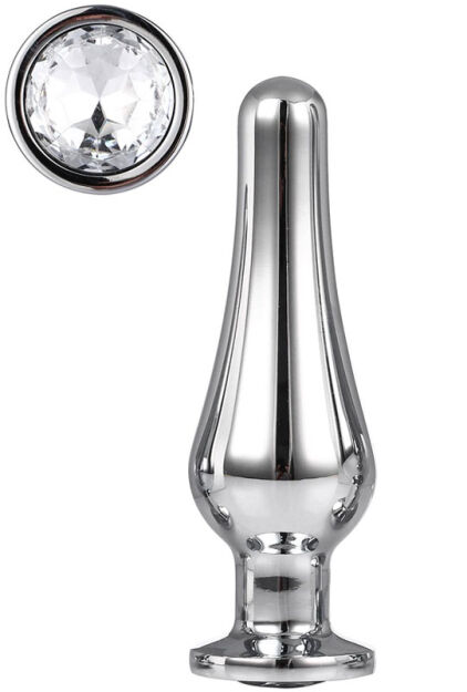 DREAMTOYS KOREK ANALNY GLEAMING LOVE SILVER PLEASURE PLUG M