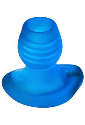 Oxballs - Glowhole-1 Hollow Buttplug with Led Light Large Blue