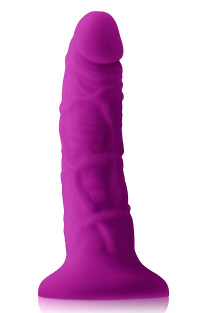 NS NOVELTIES COLOURS PLEASURES THIN 5 INCH DILDO PURPLE