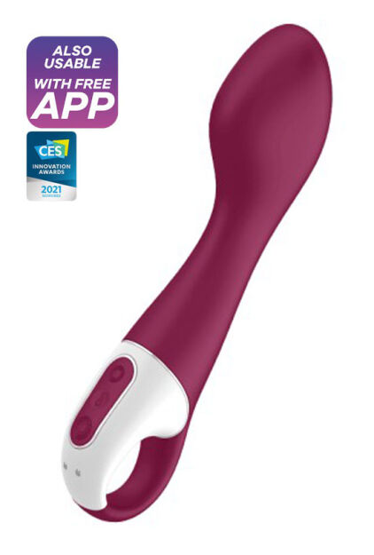 Podgrzewany wibrator do punktu G Satisfyer Hot Spot Connect App