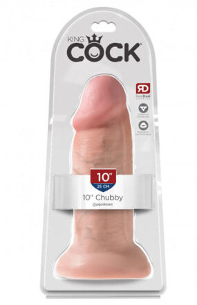 King Cock 10 inch Chubby Flesh