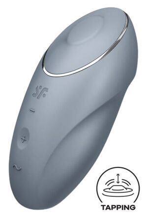 Satisfyer Tap & Climax 1 niebieskoszary