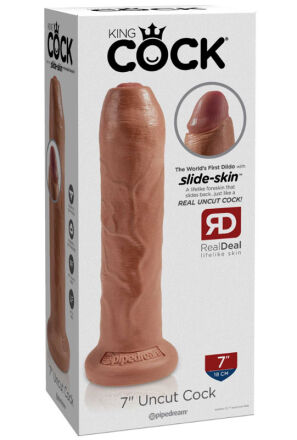 Dildo King Cock Pipedream Uncut 7 Tan