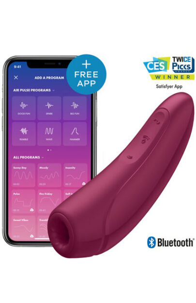 Satisfyer Curvy 1+ Rose Red incl. Bluetooth and App