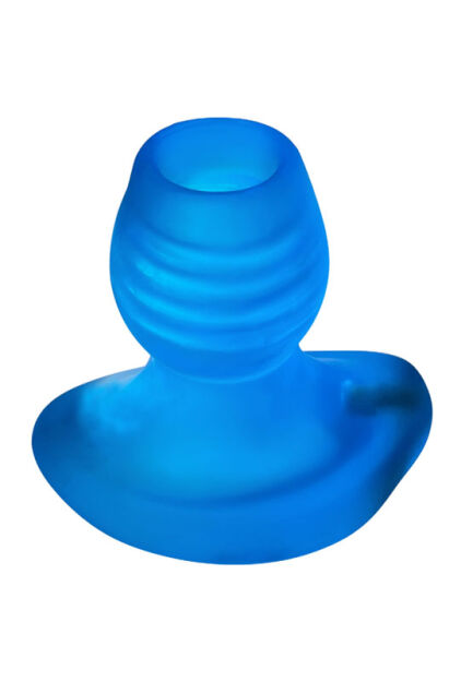 Oxballs - Glowhole-1 Hollow Buttplug with Led Light Small Blue