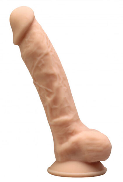 Silexd Silikonowe Dildo Model 1 18 cm Flesh