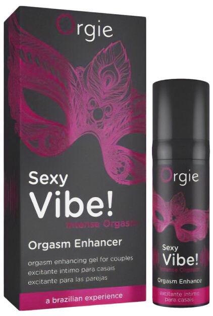 ORGIE Żel-SEXY VIBE!  INTENSE ORGASM - LIQUID VIBRATOR - 15 ML