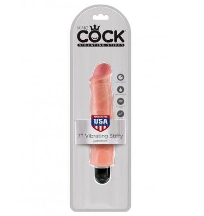 Kink Cock 7" Vibrating Stiffy Flesh