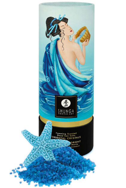 Shunga sól do kąpieli Oriental Bath Crystals Aqua based 500g