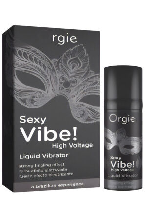 ORGIE Żel-SEXY VIBE! HIGH VOLTAGE - LIQUID VIBRATOR - 15 ML