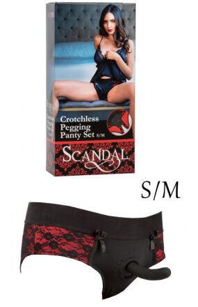 Scandal Crotchless Set S/M