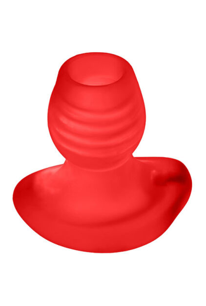 Oxballs - Glowhole-1 Hollow Buttplug with Led Light Small Red