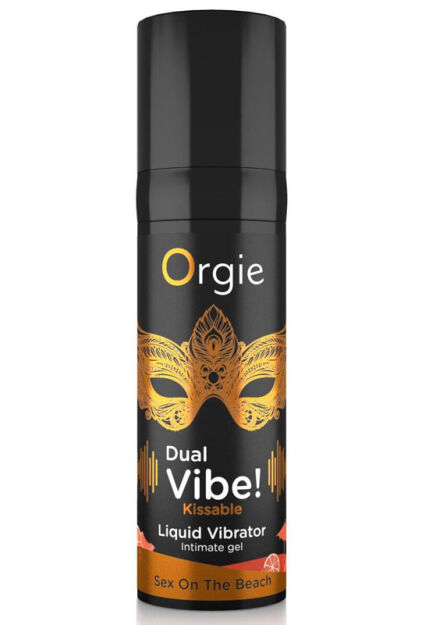 ORGIE DUAL VIBE! SEX ON THE BEACH KISSABLE LIQUID VIBRATOR - 15 ML