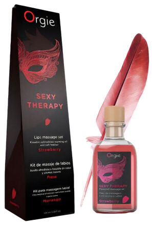 ORGIE Żel-LIPS MASSAGE KIT STRAWBERRY - 100 ML