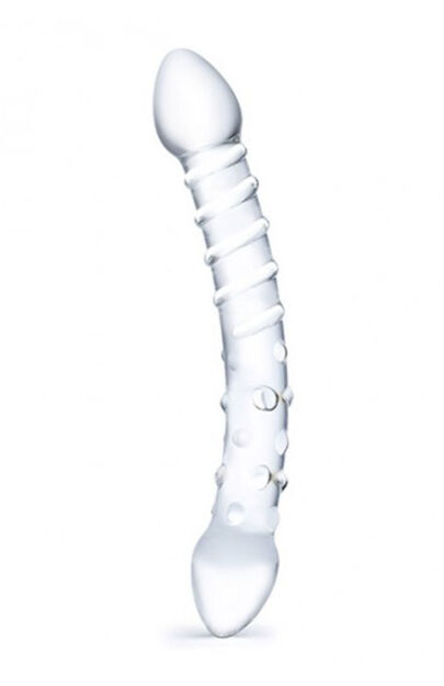 Dwustronne szklane dildo Glas Double Trouble Glass Dildo