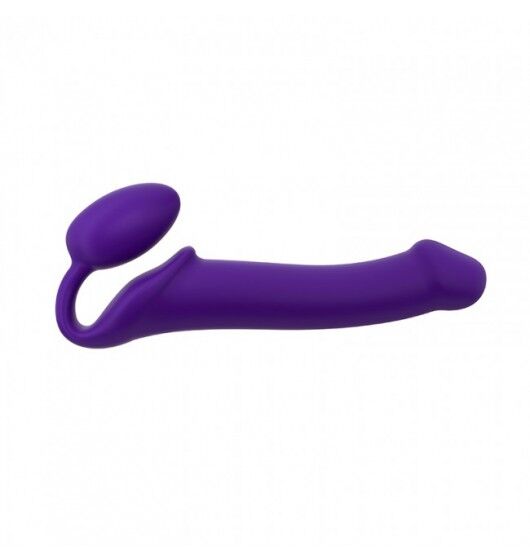 Strap-on-me Silicone bendable strap-on Purple L