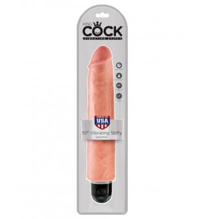 Kink Cock 10" Vibrating Stiffy Flesh