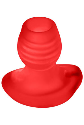 Oxballs - Glowhole-1 Hollow Buttplug with Led Light Large Red