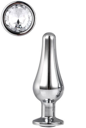 DREAMTOYS KOREK ANALNY GLEAMING LOVE SILVER PLEASURE PLUG S