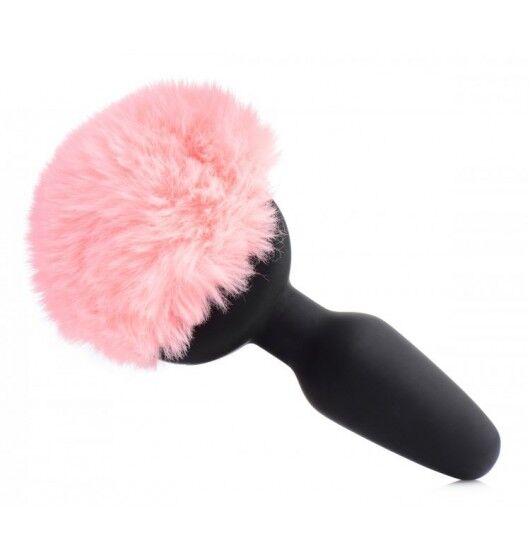 Tailz Pink Bunny Tail Vibrating Anal Plug