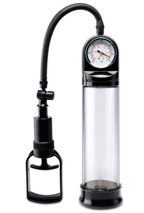 Pump Worx Pompka do Penisa Accu-Meter Power Pump Clear