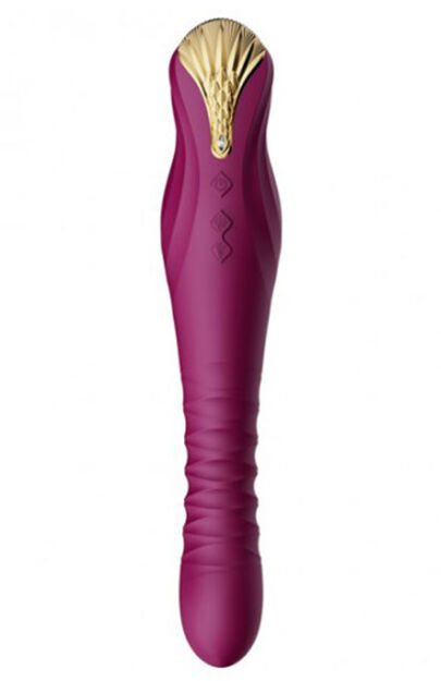 Zalo King Vibrating Thruster Velvet Purple