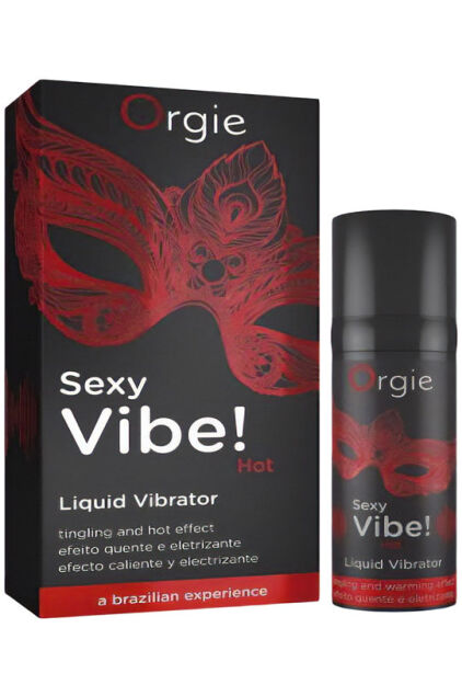 ORGIE Żel-SEXY VIBE! HOT - LIQUID VIBRATOR - 15 ML