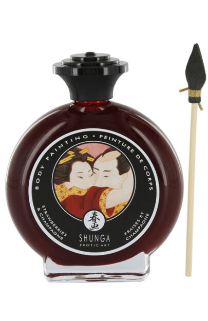 Shunga - Strawberries & Champagne Bodypaint 100 ml