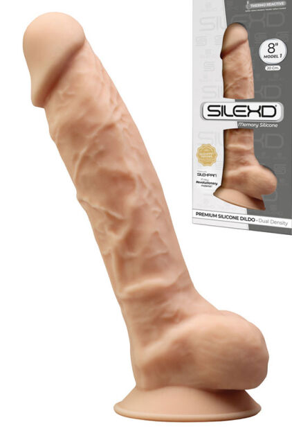 Silexd Silikonowe Dildo 20 cm Flesh