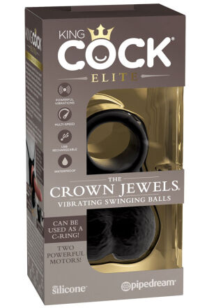 King Cock Elite The Crown Jewels - Vibrating swinging balls